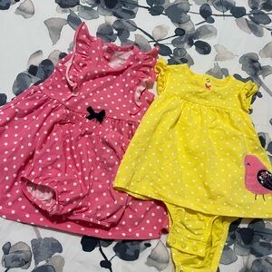 Carter's Pink Polka Dot Baby Dress